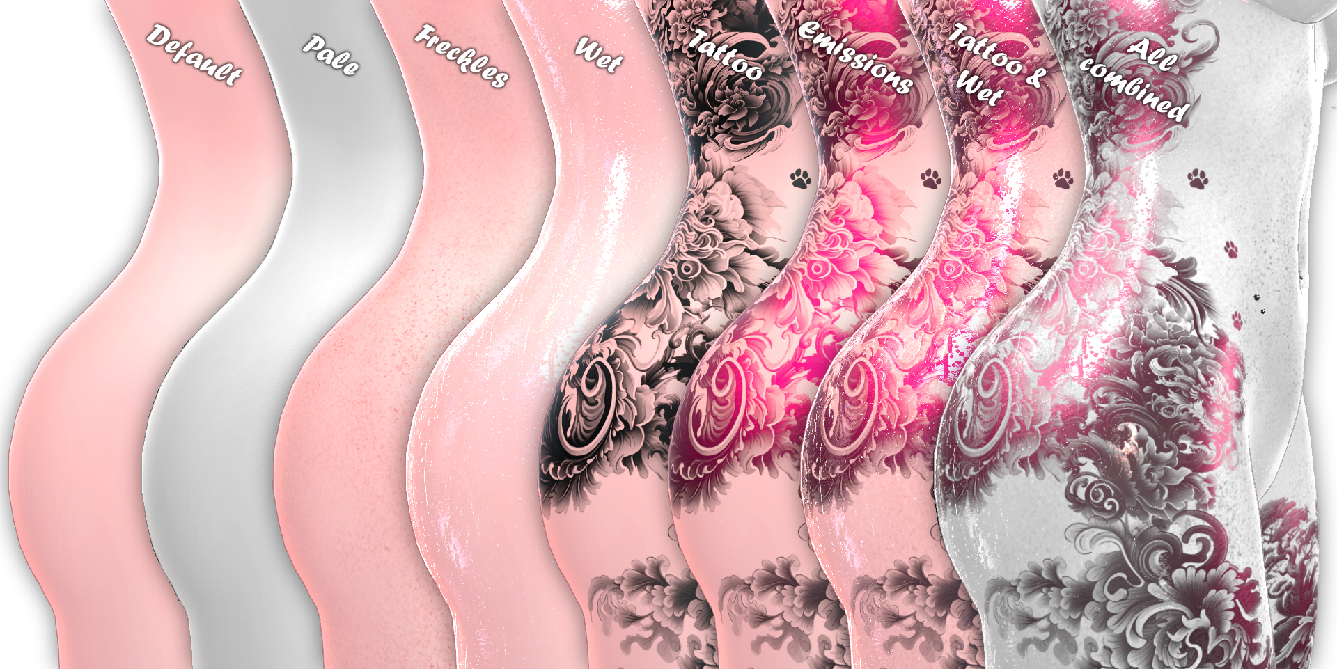 Skin Variations Showcase