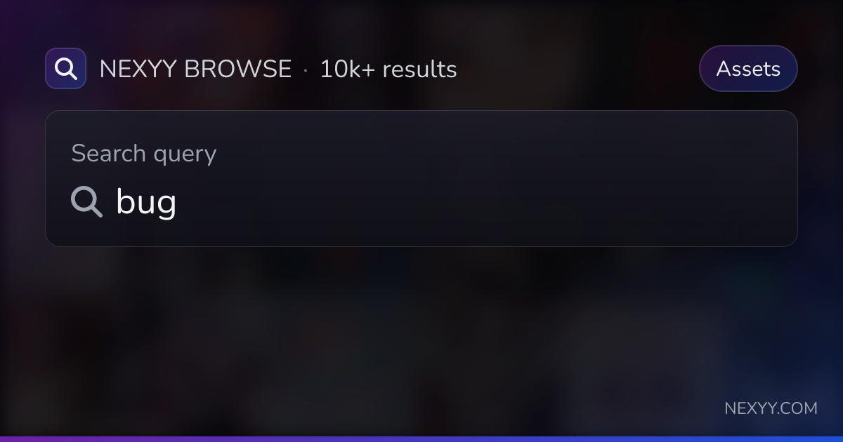 Browse 'bug' in Assets - Nexyy