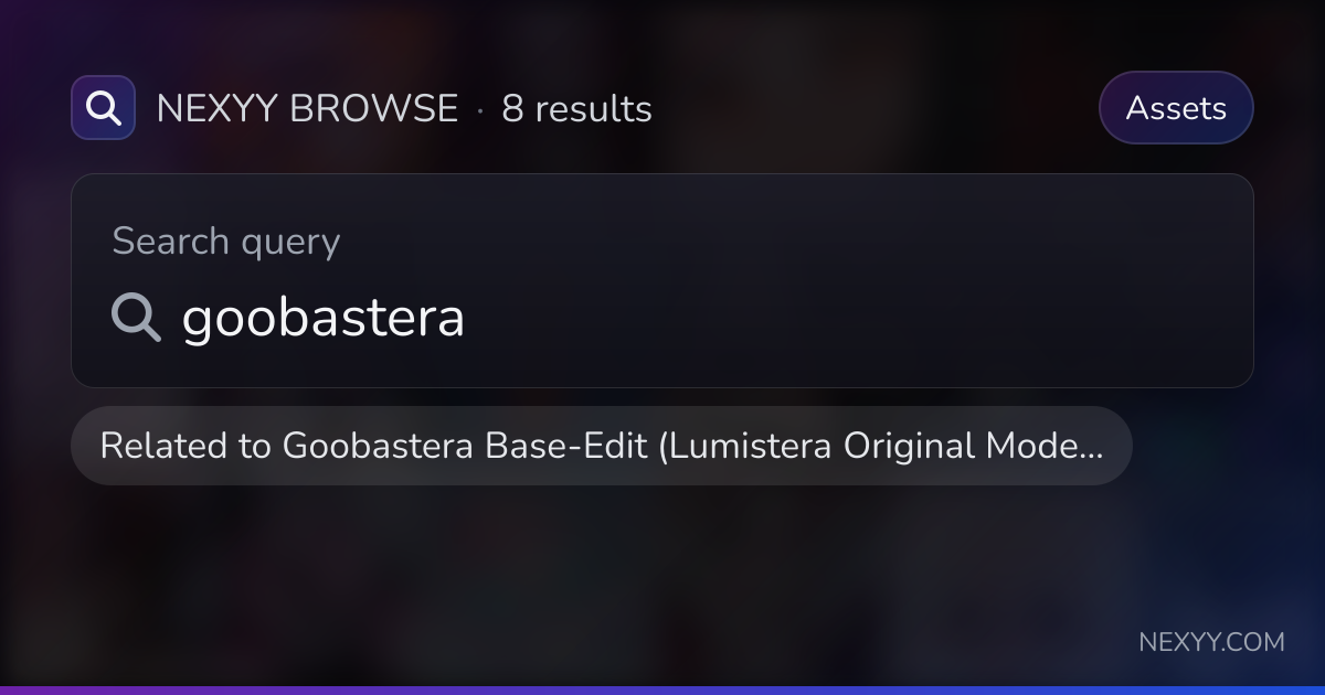 Browse 'goobastera' in Assets related to 'Goobastera Base-Edit ...
