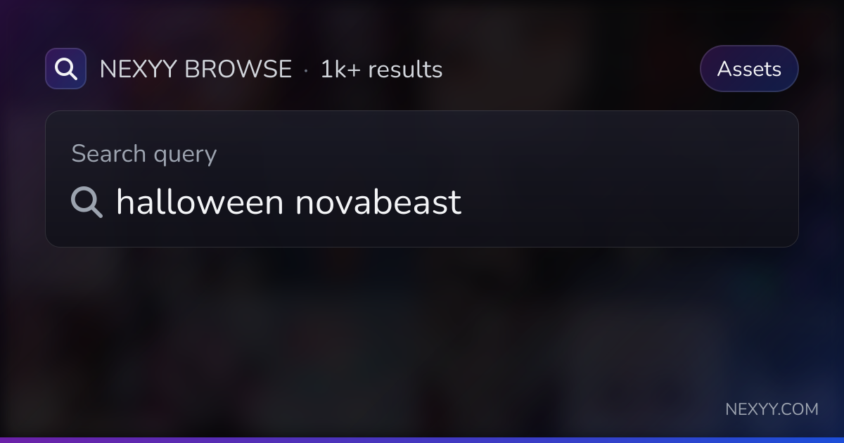 Browse 'halloween novabeast' in Assets - Nexyy