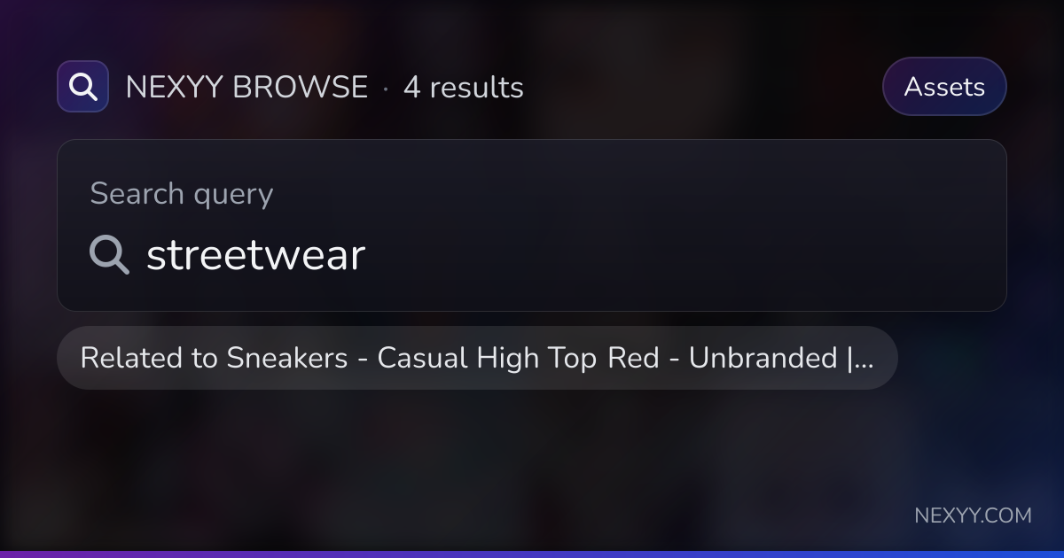 Browse 'streetwear' in Assets related to 'Sneakers - Casual High Top ...
