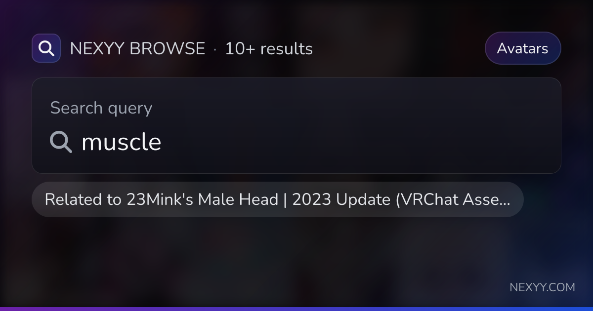 Browse 'muscle' in Avatars related to '23Mink's Male Head | 2023 Update ...