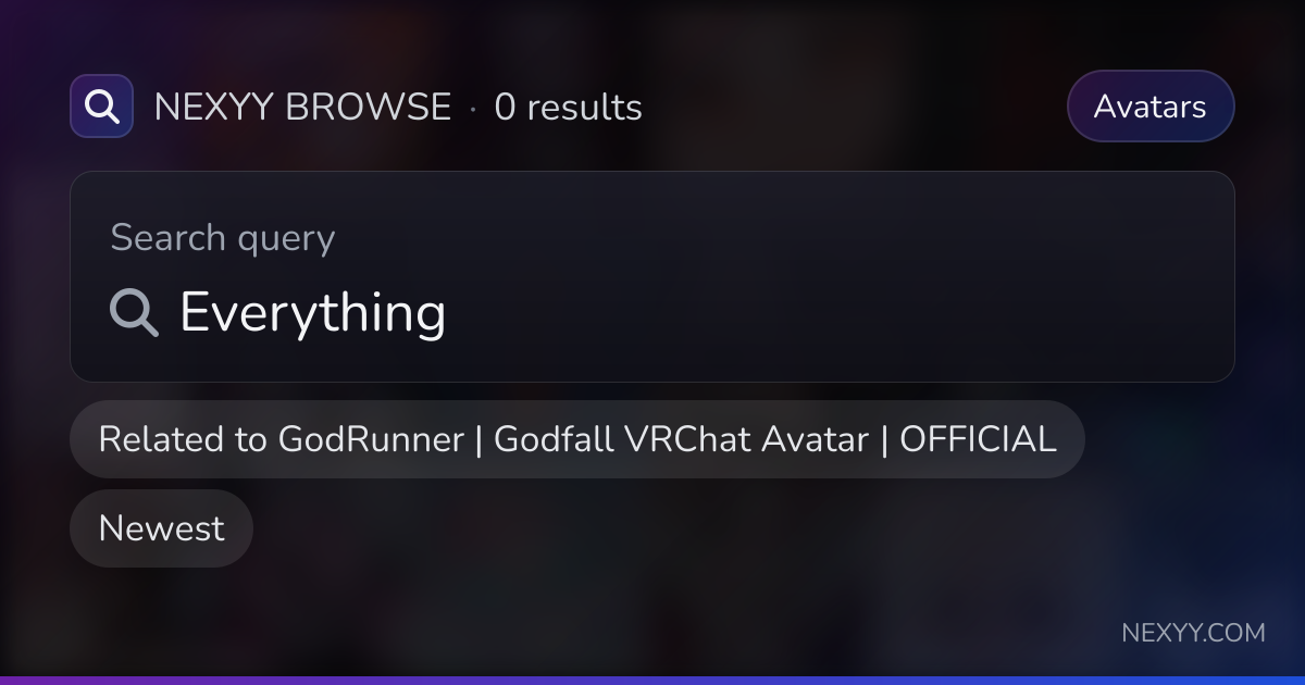 Browse Avatars related to 'GodRunner | Godfall VRChat Avatar | OFFICIAL ...