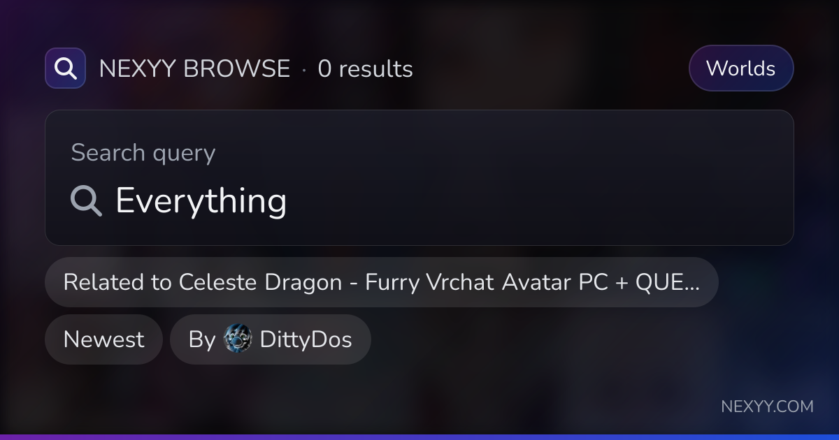 Browse Worlds related to 'Celeste Dragon - Furry Vrchat Avatar PC ...