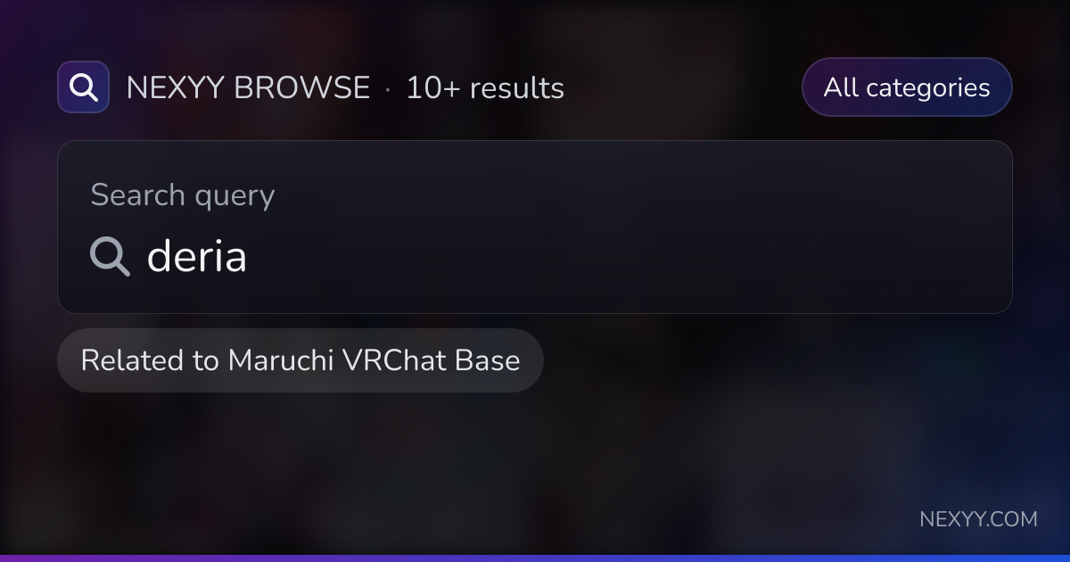 Browse 'deria' in products related to 'Maruchi VRChat Base' - Nexyy