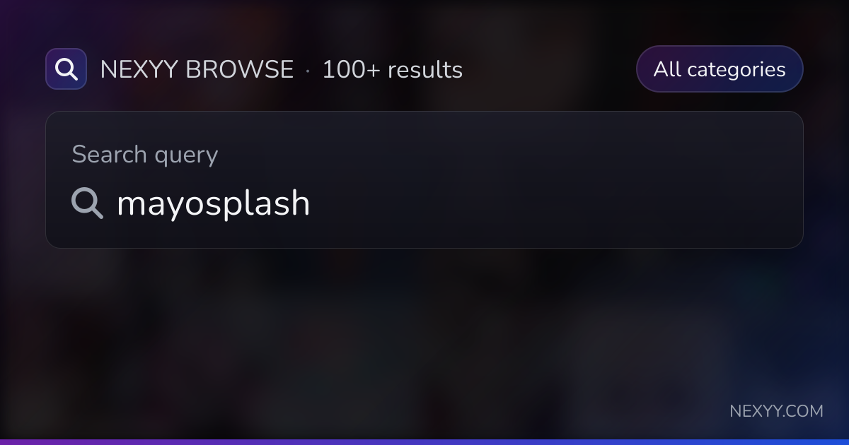 Browse 'mayosplash' in Avatars, Worlds, Assets and more - Nexyy