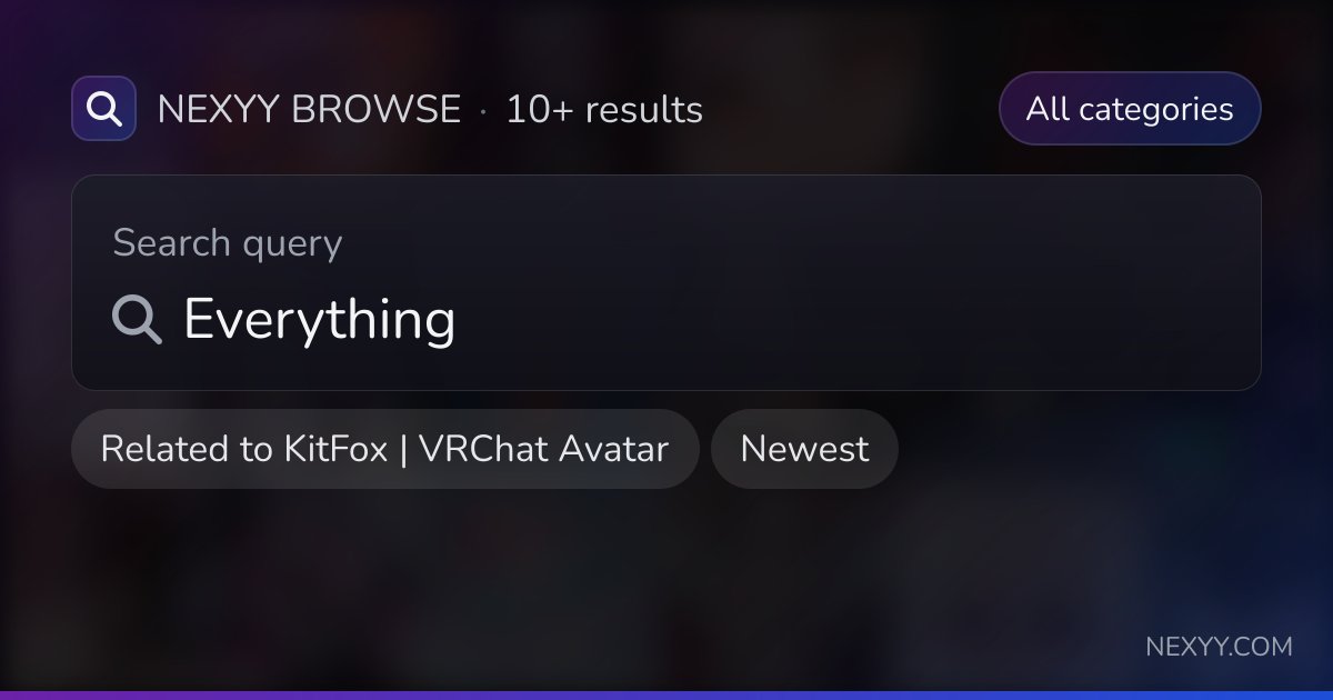 Browse products related to 'KitFox | VRChat Avatar' - Nexyy