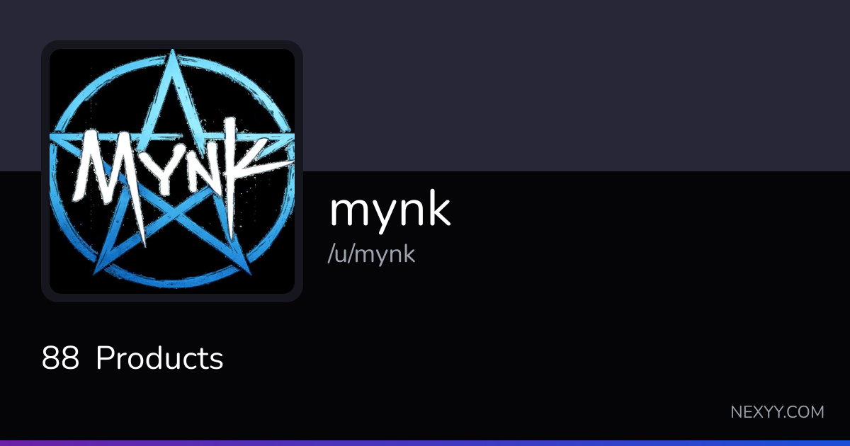 Products by mynk - Nexyy